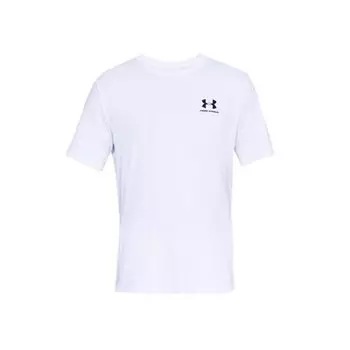 Футболка Under Armour Left Chest Logo, белый