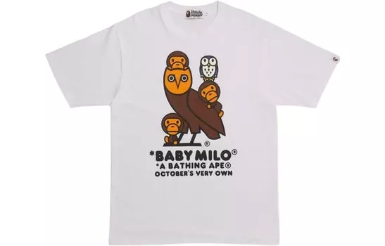 Футболка унисекс A Bathing Ape, белый
