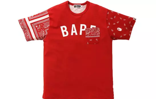 Футболка унисекс A Bathing Ape, красный