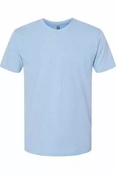 Футболка унисекс CVC Next Level, цвет heather columbia blue