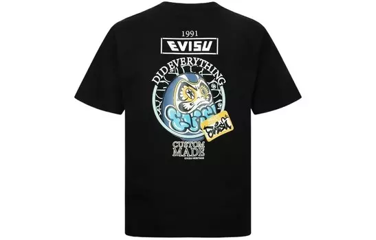 Футболка унисекс Evisu, черный