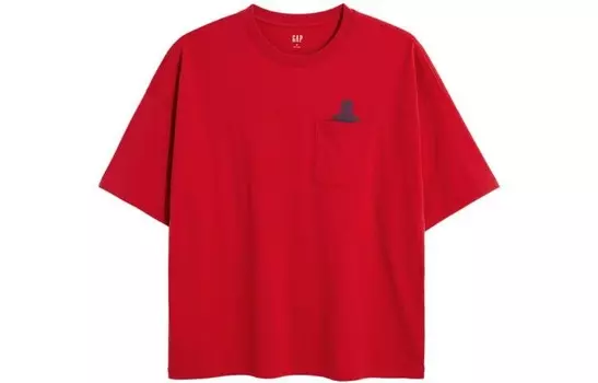Футболка унисекс Gap, красный