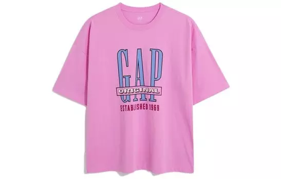 Футболка унисекс Gap, розовый