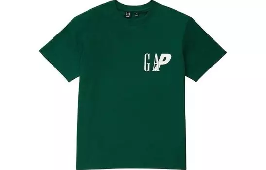 Футболка унисекс Gap, зеленый
