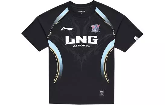 Футболка унисекс из коллекции LiNing Sports Life, черная