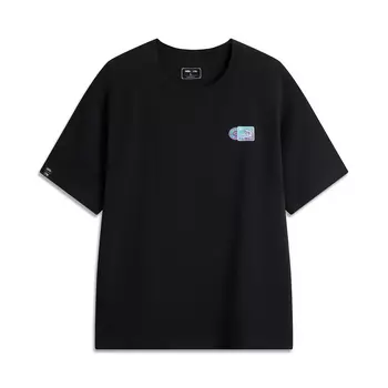 Футболка унисекс из коллекции LiNing Sports Life, черная