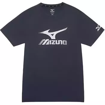 Футболка унисекс Mizuno, Obsidian Black