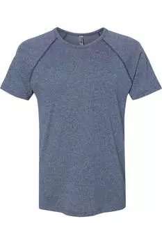 Футболка унисекс Next Level Mock Twist Raglan, индиго