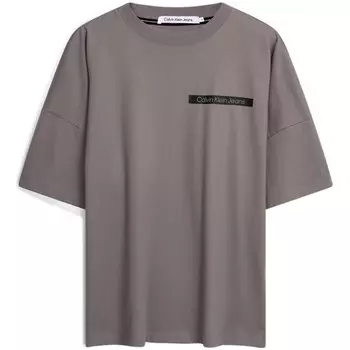Футболка унисекс серая Calvin Klein, серый