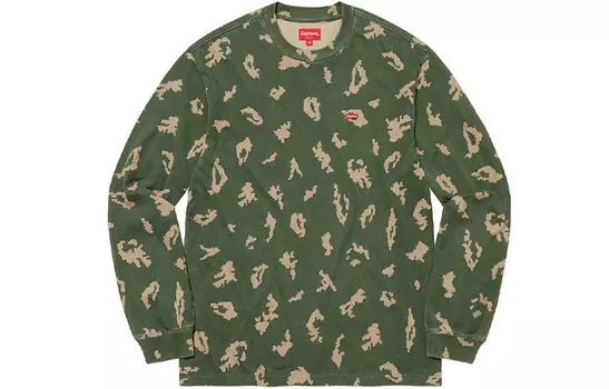 Лонгслив Supreme, зеленый