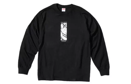 Лонгслив Supreme The Crow, розовый