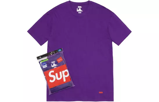 Футболка унисекс Supreme, фиолетовый