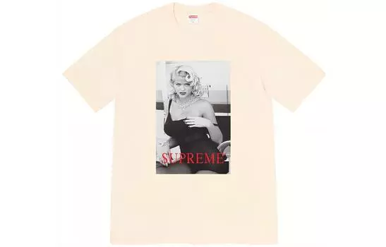 Футболка унисекс Supreme, слоновая кость