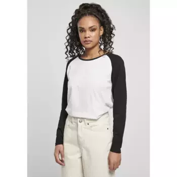 Футболка Urban Classics Contrast Raglan, белый
