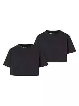 Футболка Urban Classics, цвет black+black