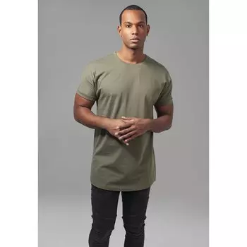 Футболка Urban Classics Long Shaped, зеленый