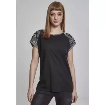 Футболка Urban Classics Raglan Contract, черный