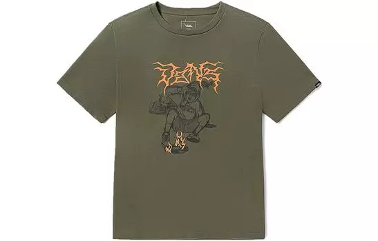 Футболка Vans унисекс, цвет Army Green