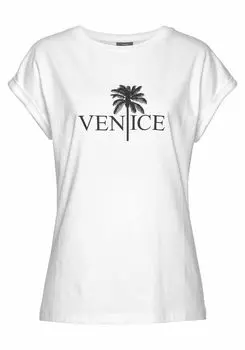 Футболка Venice Beach Rundhals, белый