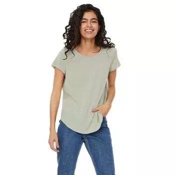 Футболка Vero Moda Becca Plain, зеленый