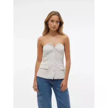 Футболка Vero Moda Charity, бежевый