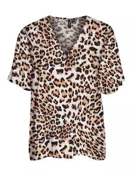 Футболка Vero Moda, цвет wei/hellbraun