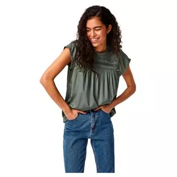 Футболка Vero Moda Debbie Pleat, зеленый