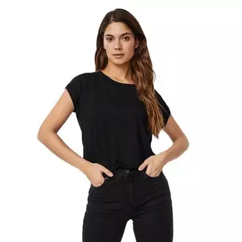 Футболка Vero Moda Lava Plain Lurex Strip, черный