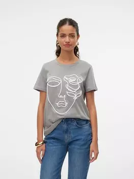 Футболка Vero Moda, серый