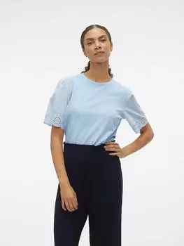 Футболка Vero Moda, светло-синий