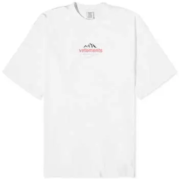 Футболка Vetements Spring Water Logo, белый