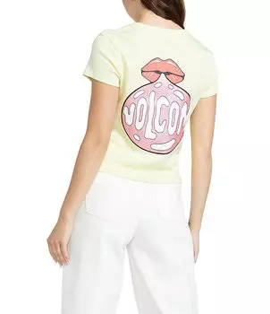 Футболка Volcom Have A Clue с рисунком Baby Rib, желтый