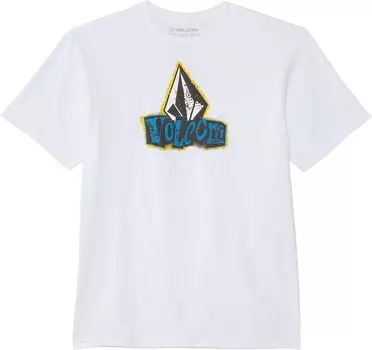 Футболка Volcom Sticker Stamp(Big Kid), белый