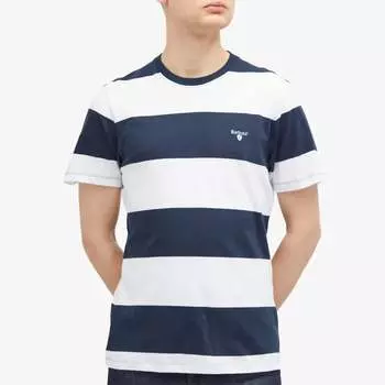 Футболка в полоску Barbour Whalton, синий