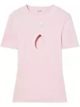 Футболка в рубчик PUCCI, розовый