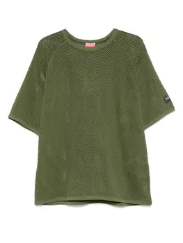 Футболка в сетку Kenzo, зеленый