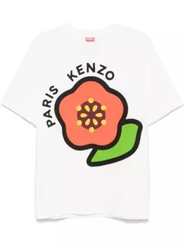 Футболка в стиле поп Kenzo, белый