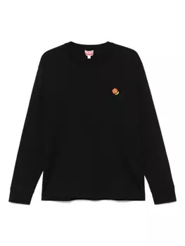 Футболка в стиле поп Kenzo, черный