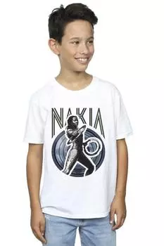 Футболка Wakanda Forever Nakia Shield Marvel, белый