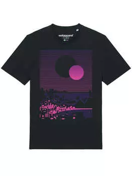 Футболка wat? Apparel, черный
