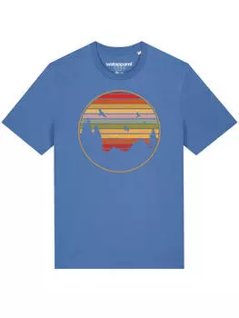 Футболка wat? Apparel, цвет bright blue