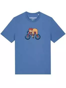Футболка wat? Apparel, цвет bright blue