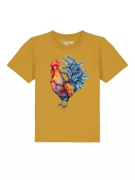 Футболка wat? Apparel, цвет ocker
