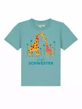 Футболка wat? Apparel, цвет teal monstera