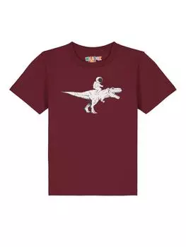 Футболка wat? Apparel, цвет weinrot