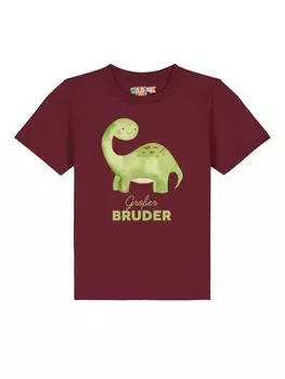 Футболка wat? Apparel, цвет weinrot