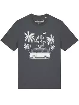 Футболка wat? Apparel, серый