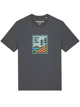 Футболка wat? Apparel, серый