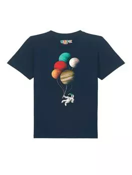 Футболка wat? Apparel, темно-синий