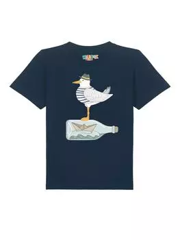Футболка wat? Apparel, темно-синий
